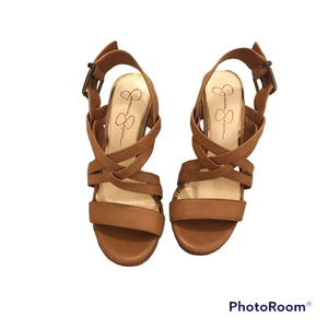 Jessica Simpson Wedges Brown Women’s Size‎ 10 NEW *small flaw back left heel*